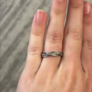 Pandora Twist Pave Ring
